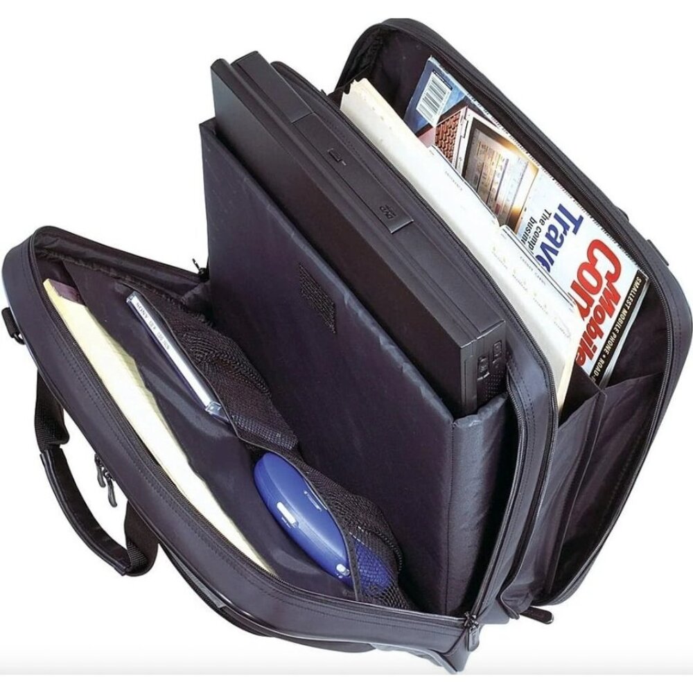 Targus CityLite Laptop Briefcase Shoulder Bag with Padded 15" CVR401T Blue Black